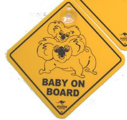Baby On Board Road Sign